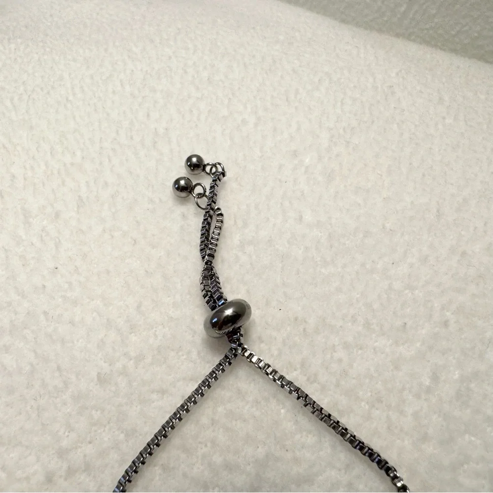 Swarovski Crystal bracelet in stainless steel - Picture 3 of 4